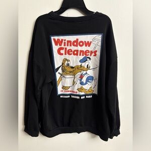 Looney tunes graphic oversized unisex crewneck sweater large- xlarge